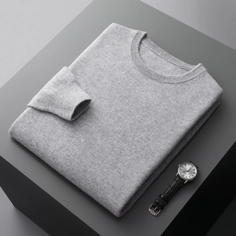Nathan | Men's Elegant Pullover Jumper for Winter