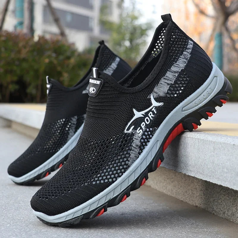 Jacob | Men's Breathable Mesh Slip-On Trainers