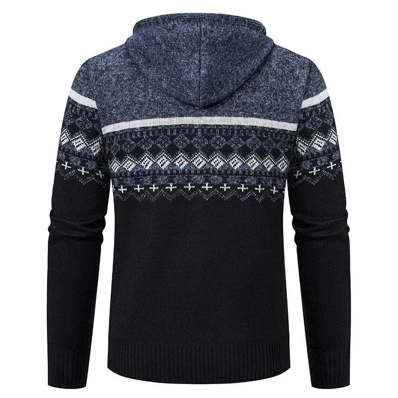 Joseph | Men's Ethnic-Inspired Knit Jacket for Winter