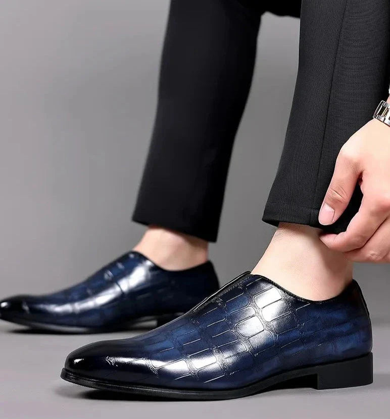 Victor | Men's Stylish Patterned Dress Shoes