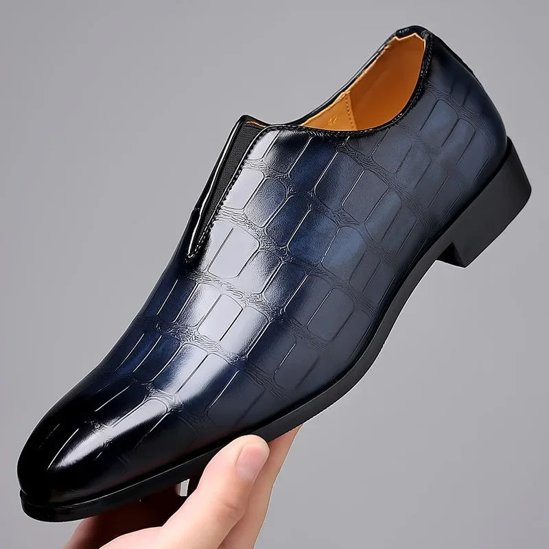 Victor | Men's Stylish Patterned Dress Shoes