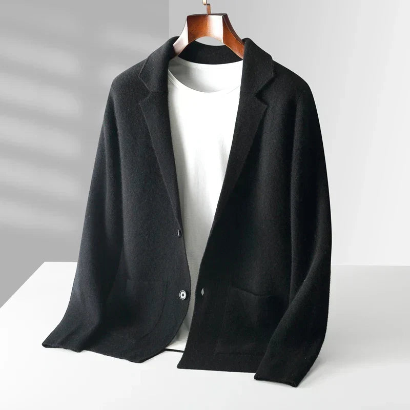 Pemberton | Luxurious Ribbed Cashmere Cardigan for Winter