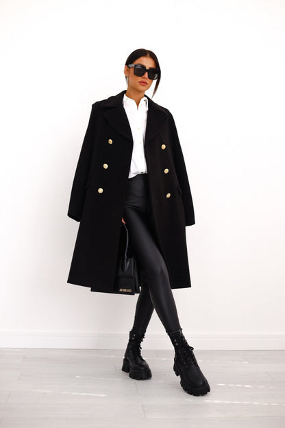 Mckenzie | Women's Elegant Double-Breasted Overcoat for Winter