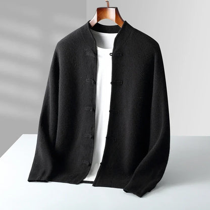Wade | Luxurious Ribbed Cashmere Cardigan for Winter