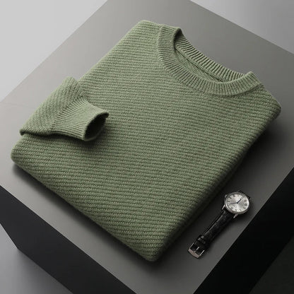 William | Men's Classic Crew Neck Jumper for Winter