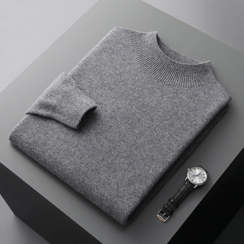 Louie | Men's Stylish Mock Neck Jumper for Winter