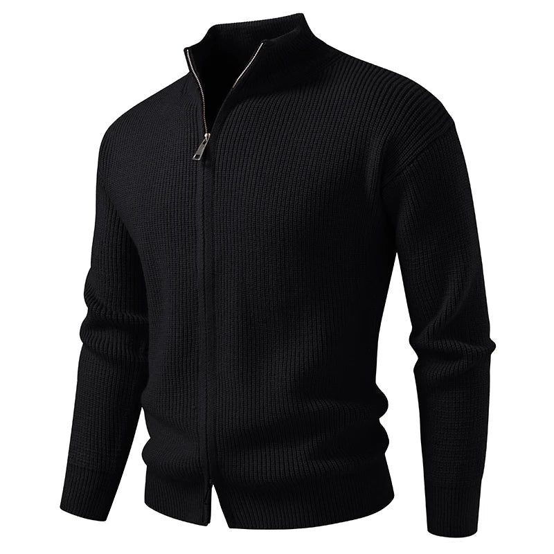 Felix | Men's Textured Full-Zip Cardigan for Winter