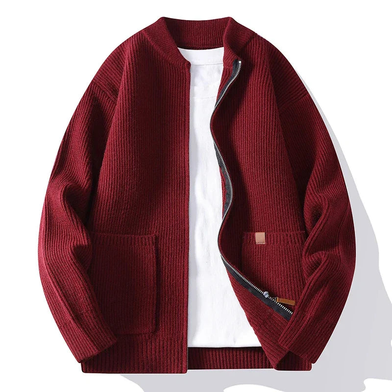 Premium Henley Merino Fleece Jacket