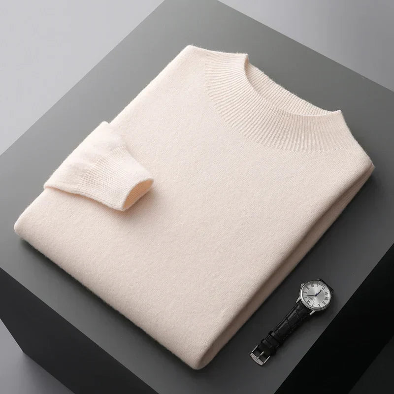 Louie | Men's Stylish Mock Neck Jumper for Winter