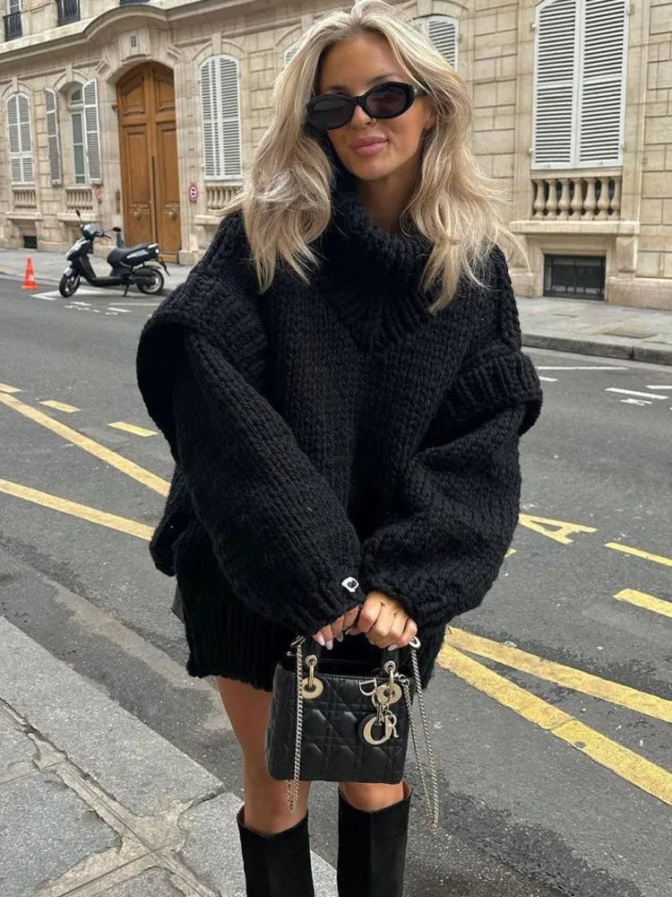 Emma | Women's Cosy Oversized Knit Sweater Dress