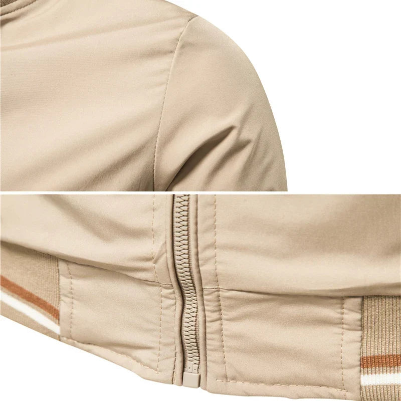 Jamie | Men's Contrast Bomber Jacket