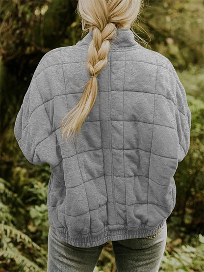 Rasmine | Stylish Quilted Jacket with Sleek Zipper Closure for Winter