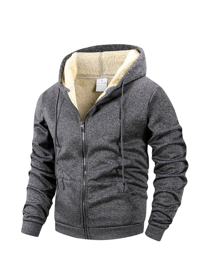 Freddie | Men's Cosy Fleece Zip-Up Hoodie for Winter