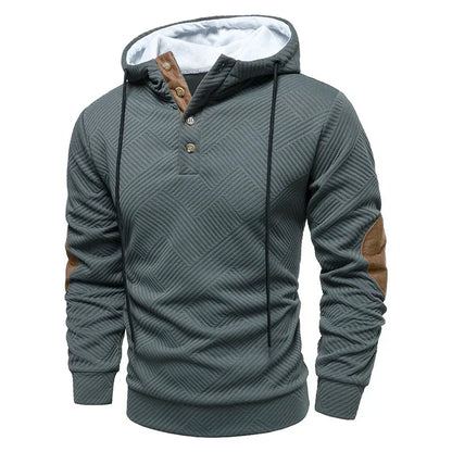 Ethan | Men's Slim-Fit Half-Button Pullover Jumper for Winter