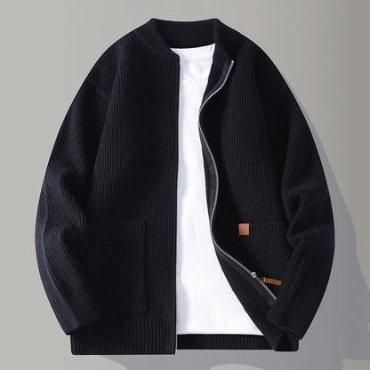 Samuel | Men's Ribbed Knit Jacket for Winter