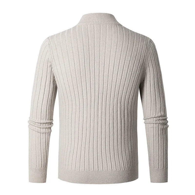 Leo | Men's Slim-Fit Quarter-Zip Sweater
