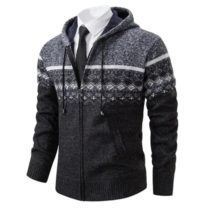 Joseph | Men's Ethnic-Inspired Knit Jacket for Winter