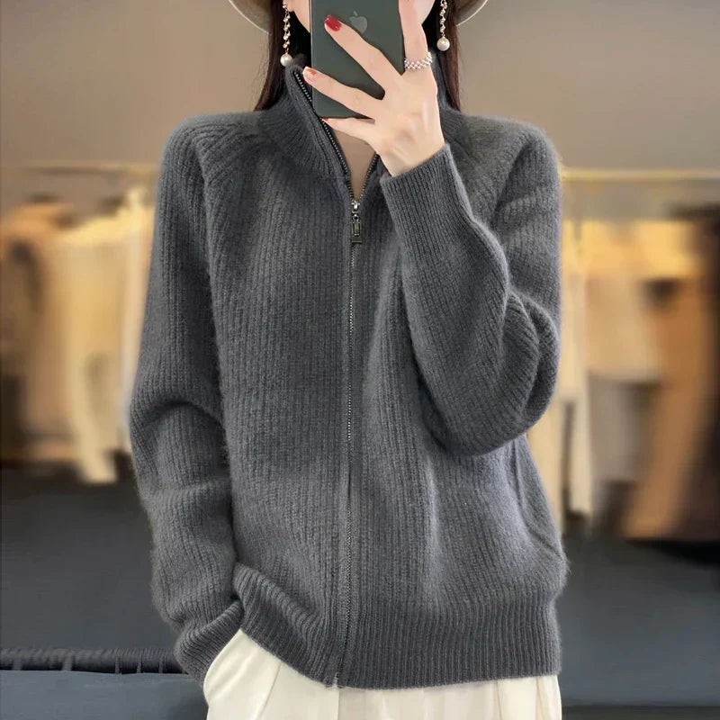 Teresa | Women's Stylish Zip-Up Jumper Jacket for Winter