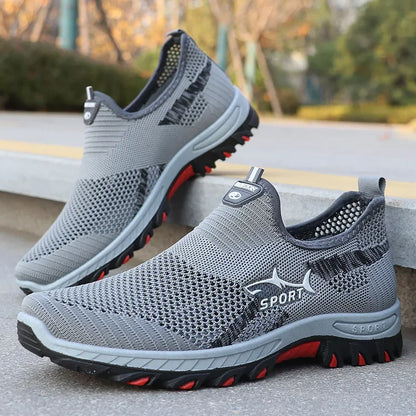 Jacob | Men's Breathable Mesh Slip-On Trainers