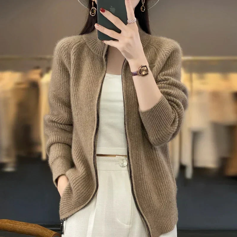 Teresa | Women's Stylish Zip-Up Jumper Jacket for Winter