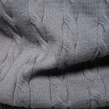 Sebastian | Men's Textured Cable-Knit Jumper for Winter