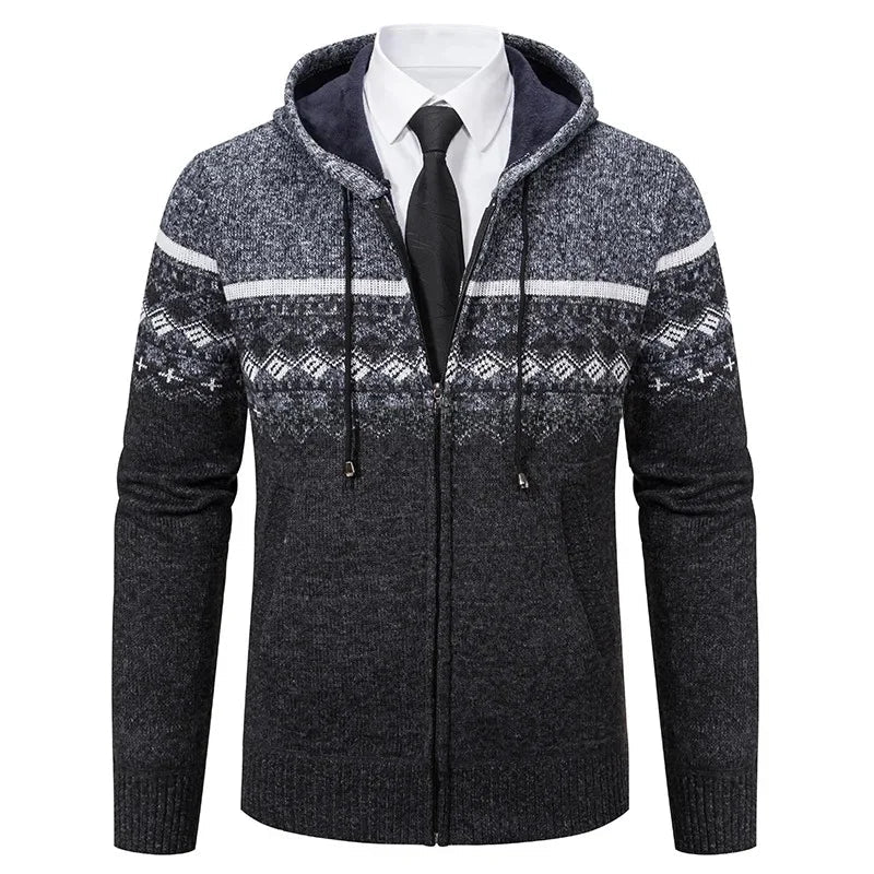 Joseph | Men's Ethnic-Inspired Knit Jacket for Winter