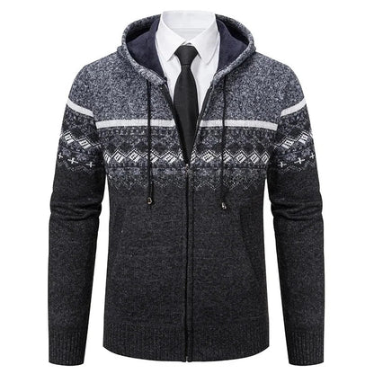 Joseph | Men's Ethnic-Inspired Knit Jacket for Winter