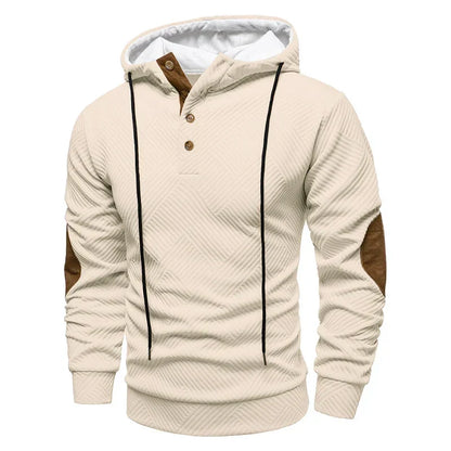 Ethan | Men's Slim-Fit Half-Button Pullover Jumper for Winter