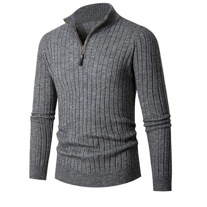 Leo | Men's Slim-Fit Quarter-Zip Sweater