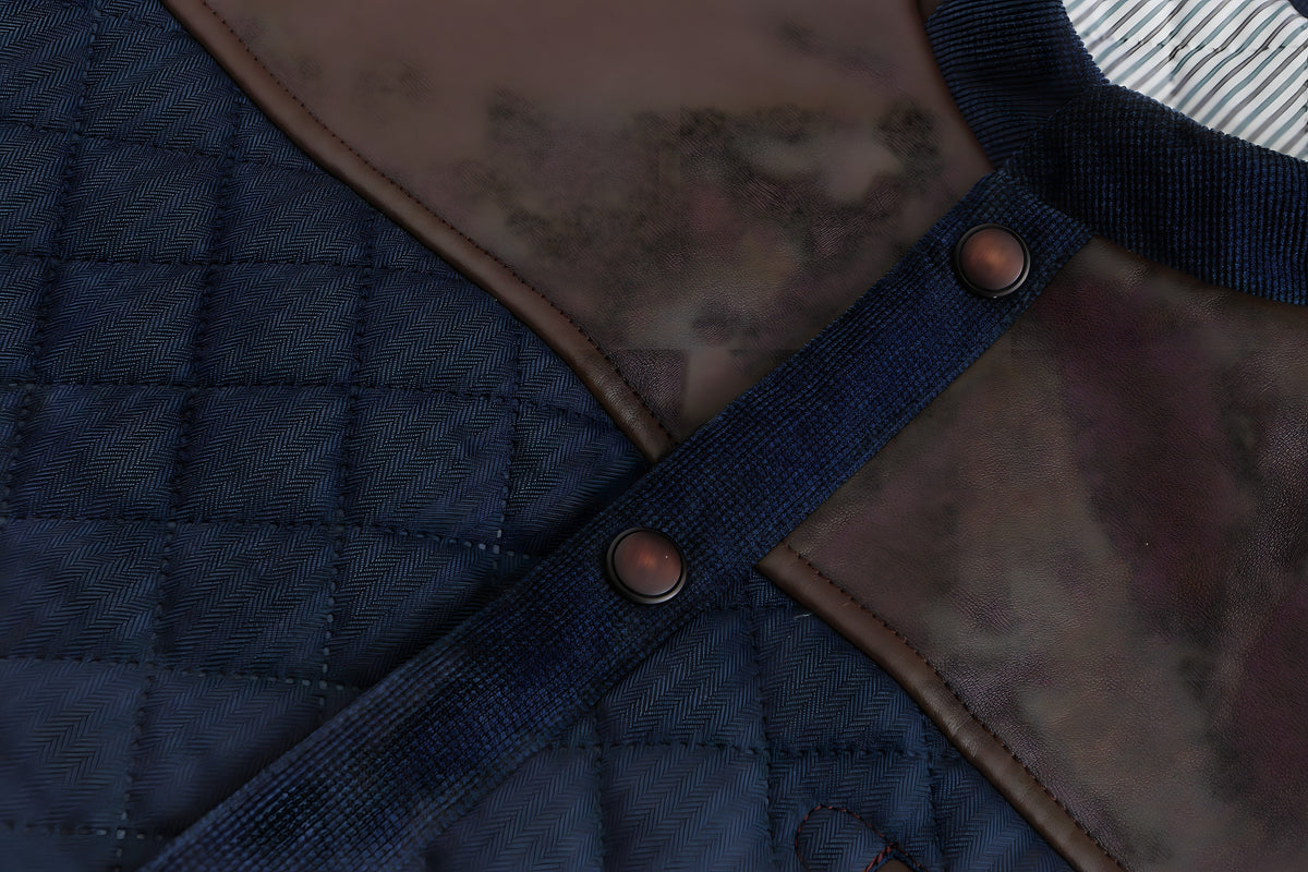 Jacob | Men's Quilted Button-Down Jacket for Winter