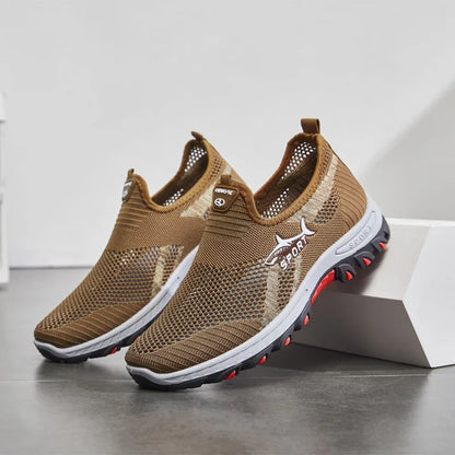 Jacob | Men's Breathable Mesh Slip-On Trainers