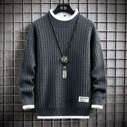 Zachary | Men's Classic Knit Jumper for Winter