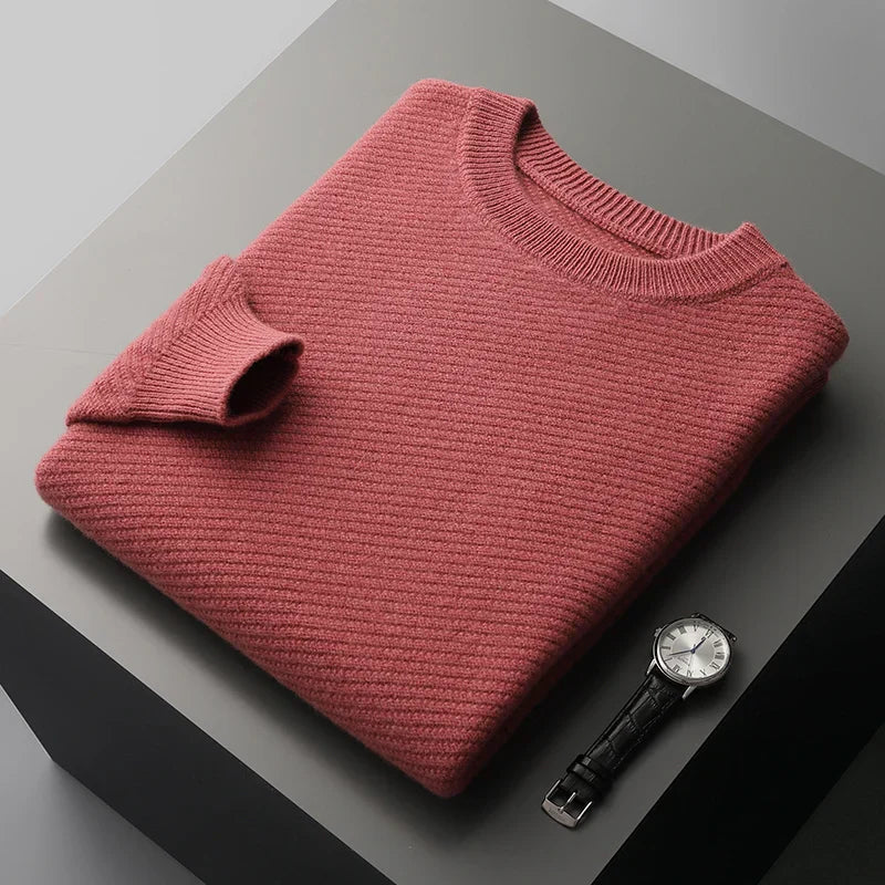 William | Men's Classic Crew Neck Jumper for Winter