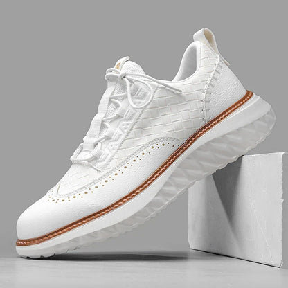 Toby | Men's Breathable Leather Trainers