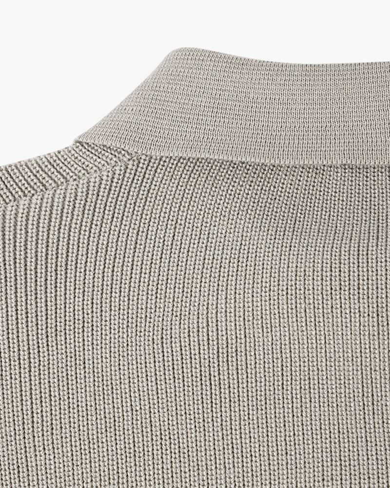 Albie | Men's Textured Zip-Up Jumper for Winter