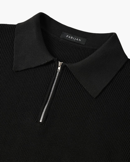 Albie | Men's Textured Zip-Up Jumper for Winter
