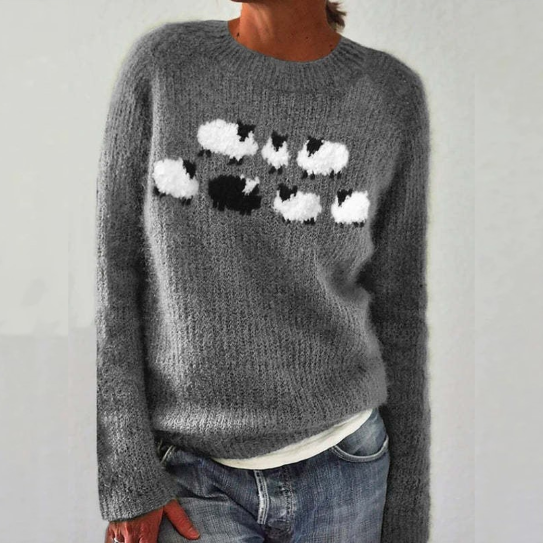 Bronwyn | Women's Fair Isle Crew Neck Jumper