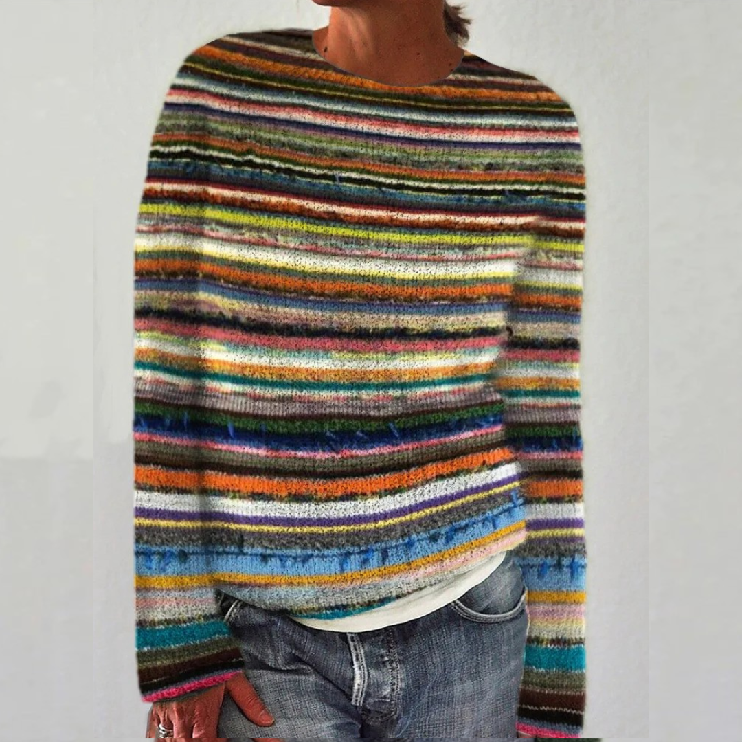 Bronwyn | Women's Fair Isle Crew Neck Jumper