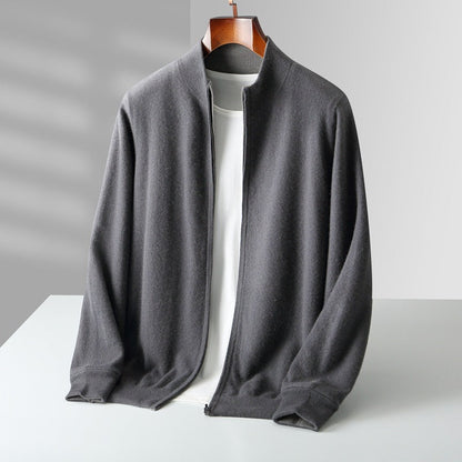 George | Men's Zip-Up Knit Cardigan for Winter