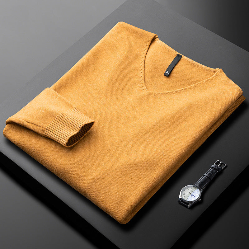 Huxford | Luxurious Cashmere V-Neck Jumper for Winter