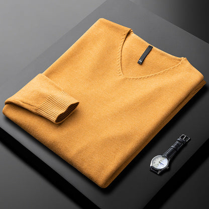 Huxford | Luxurious Cashmere V-Neck Jumper for Winter
