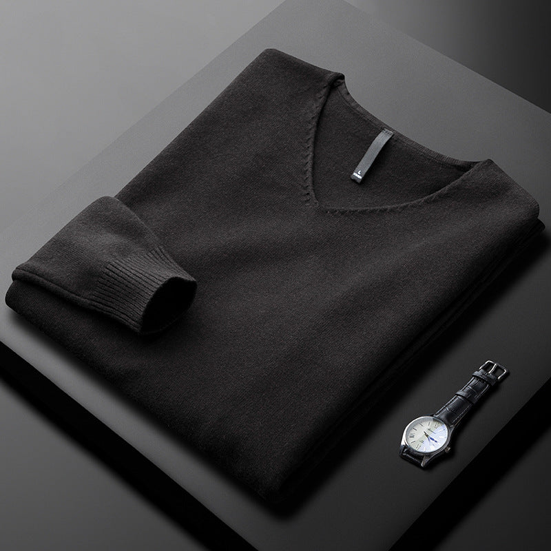 Huxford | Luxurious Cashmere V-Neck Jumper for Winter