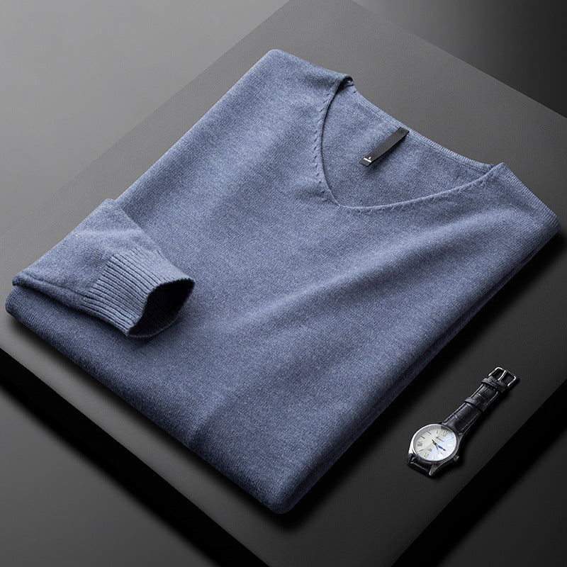 Huxford | Luxurious Cashmere V-Neck Jumper for Winter