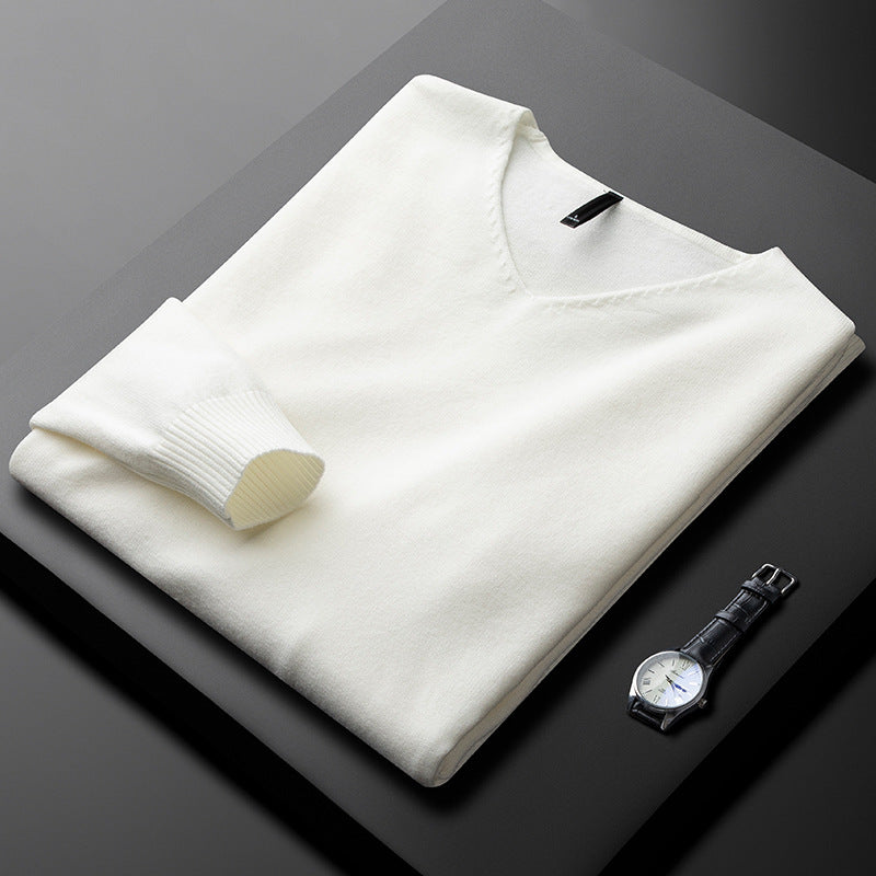 Huxford | Luxurious Cashmere V-Neck Jumper for Winter