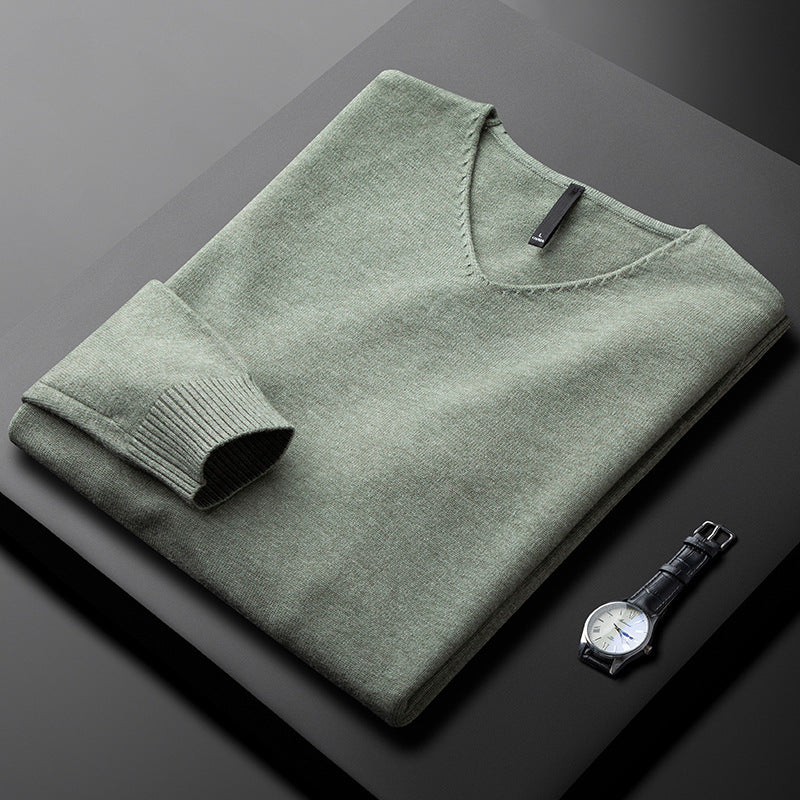 Huxford | Luxurious Cashmere V-Neck Jumper for Winter