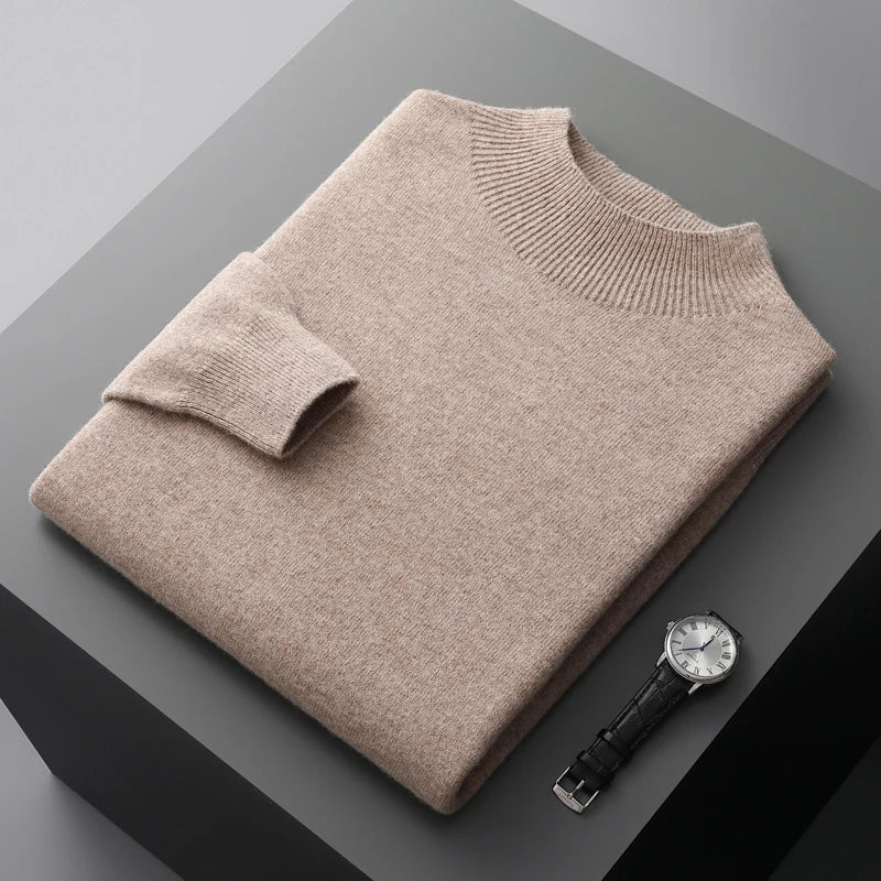 Louie | Men's Stylish Mock Neck Jumper for Winter