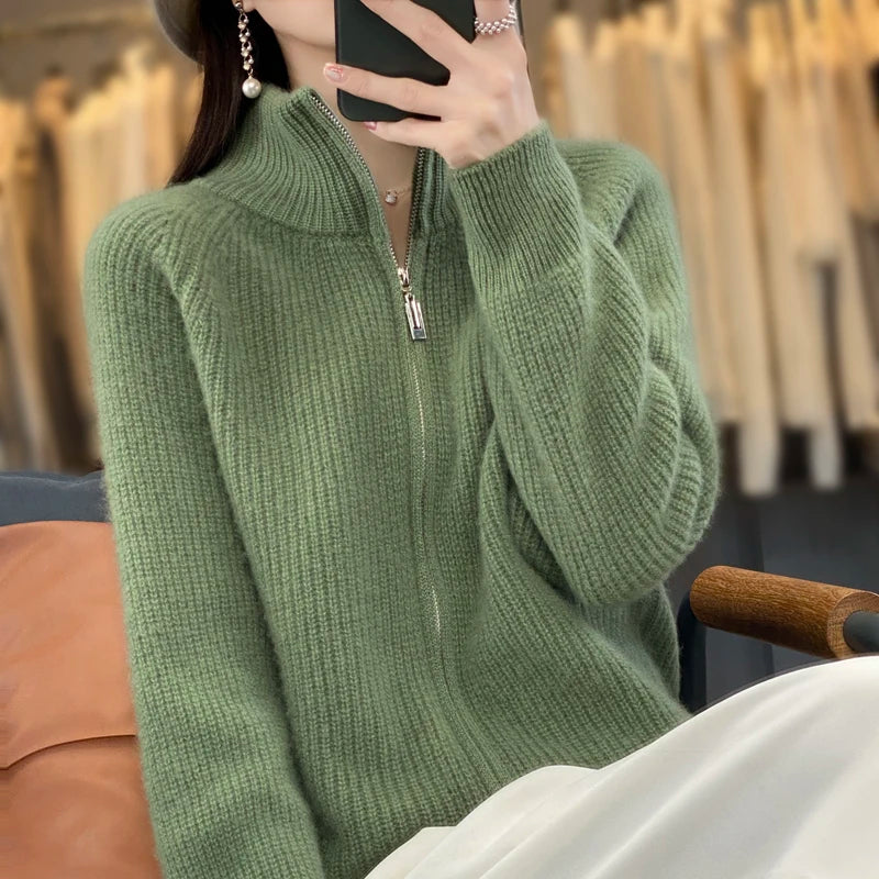 Teresa | Women's Stylish Zip-Up Jumper Jacket for Winter