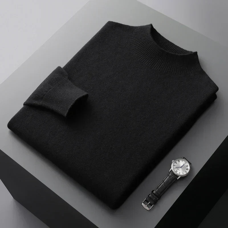 Louie | Men's Stylish Mock Neck Jumper for Winter