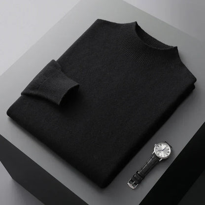 Louie | Men's Stylish Mock Neck Jumper for Winter