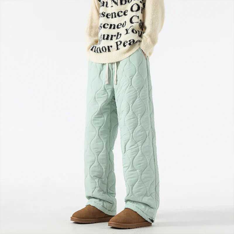 Cloud-Soft Quilted Comfort Pants